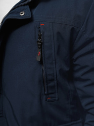 Pánská Zimní Bunda Námořnická Modřá OZONEE JS/5M718/215