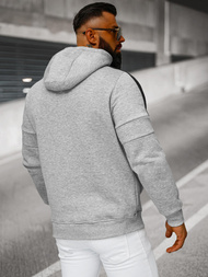 Pánská Mikina Šedé OZONEE JS/8B1318/2