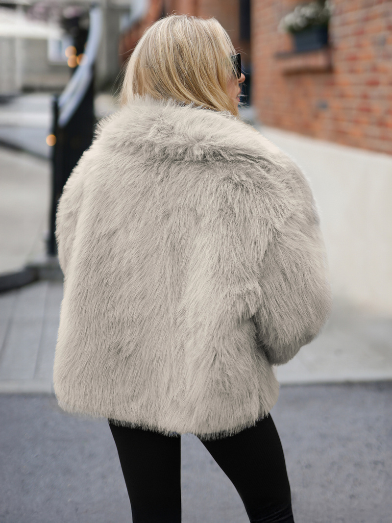 Dámská Bunda Šedo-Béžová OZONEE JS/61M8515/92