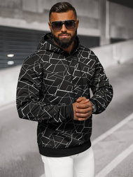 Pánská Mikina Černá OZONEE JS/8B1235/3