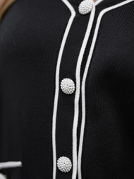 Dámská dvoudílná tepláková souprava černá OZONEE JS/26C8802/3