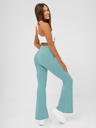 Dámské legíny se širokými nohavicemi mentolová OZONEE JS/KTK006-J