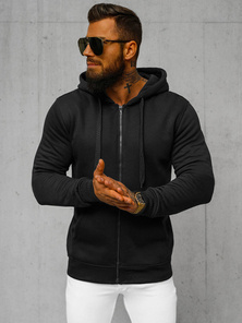 Pánská Mikina Černá OZONEE JS/2008Z