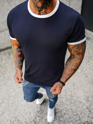 Pánské Tričko Námořnický Modré OZONEE JS/8T83/25