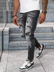 Pánské Džíny Černé OZONEE NB/MP0152N