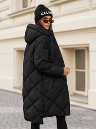 Dámská Bunda Černá OZONEE JS/5M3168/392Z