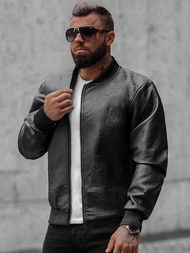 Pánská Bunda Černá OZONEE O/3A65