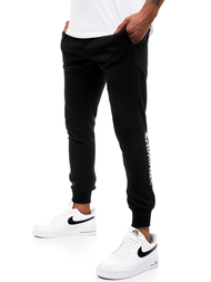 Pánské Tepláky Černobílé G/11129