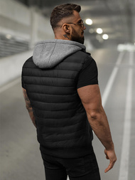 Pánská Vesta Černá OZONEE JS/8M983/392