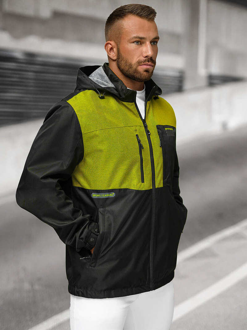 Pánská Bunda Černá OZONEE JS/22M311/392Z