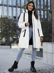 Dámská Bunda Bílá OZONEE JS/5M3168/281