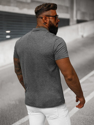 Pánské Polo Tričko Grafitové OZONEE JS/8T80/5Z