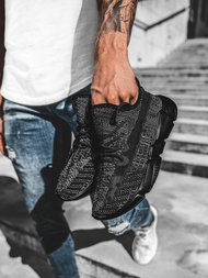 Pánské Sneakery Černé OZONEE O/503