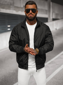 Pánská Bunda Černá OZONEE JS/5M3212/392