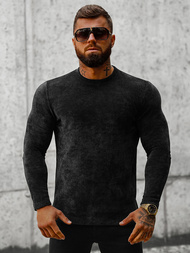 Pánská Mikina Černá OZONEE O/D7289