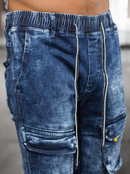 Pánské Džíny Jogger Modré OZONEE DR/TF070