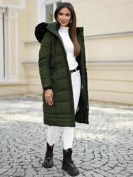 Dámská Bunda Khaki OZONEE O/W377Z