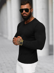 Pánský Svetr Černý OZONEE NB/MMB601/4Z