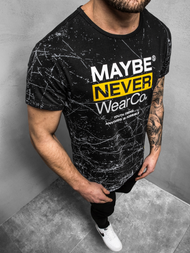 Pánské Tričko Černé OZONEE JS/SS10915Z