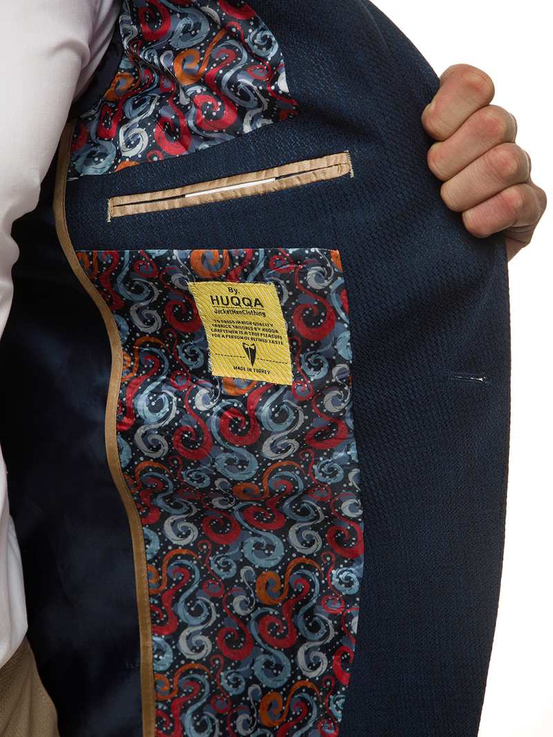 Pánské Sako Námořnická Modřá OZONEE H/28