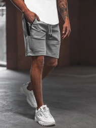 Pánské Kraťasy Šedé OZONEE O/WW20013/2