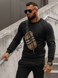 Pánská Tepláková Souprava Černá OZONEE JS/68C10380/3Z