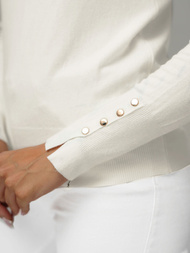 Dámský Svetr Bílé OZONEE JS/8004/8