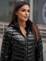 Dámská Bunda Černá OZONEE JS/16M9106/392