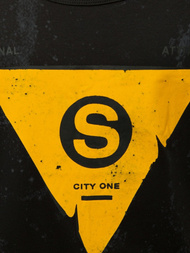 Pánské Tílko Černé OZONEE JS/SS11057Z