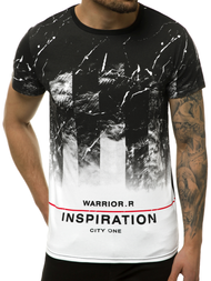 Pánské Tričko Bílé OZONEE JS/SS11108