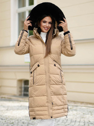 Dámská Bunda Béžová OZONEE O/W377Z