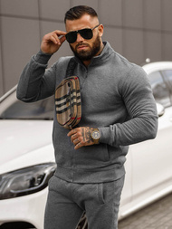 Pánská Tepláková Souprava Grafitová OZONEE JS/68C10385/5Z