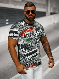 Pánské Tričko Černé OZONEE O/T137/3