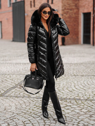 Dámská bunda černá OZONEE JS/16M9100/392Z