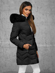 Dámská Bunda Černá OZONEE JS/16M9121/392