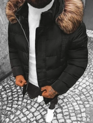 Pánská Bunda Černá OZONEE JS/M50/392