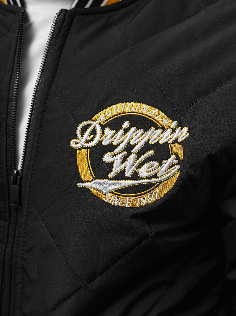 Pánská Bunda Černá OZONEE JS/84M3026/392