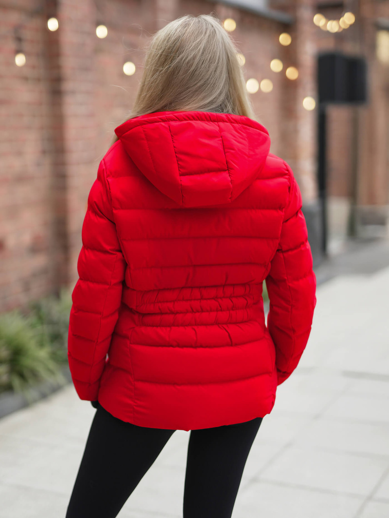 Dámská Bunda Červená OZONEE JS/M769/270Z