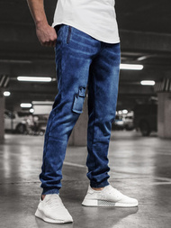 Pánské Kalhoty Jogger Modré OZONEE JS/KK1062
