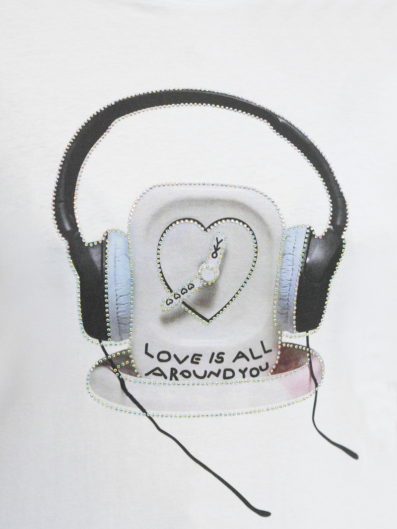 Dámské Tričko Bílo-Černé OZONEE DJ77806