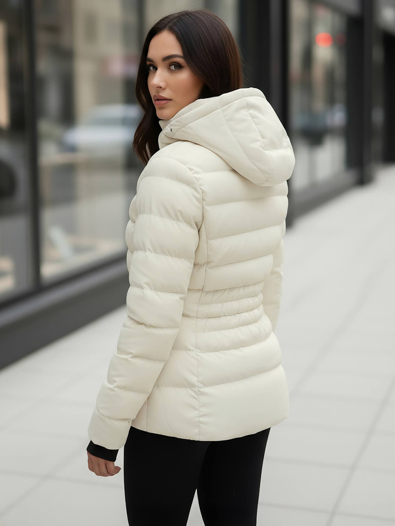 Dámská Bunda Ecru OZONEE JS/M769/281