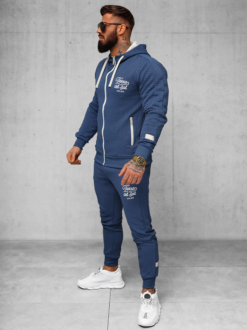 Pánská Tepláková Souprava Indigo OZONEE O/FF5032AB