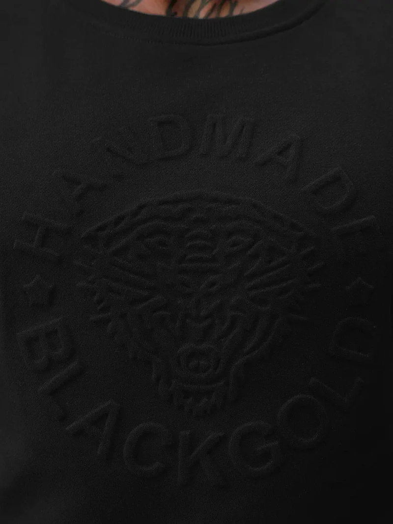 Pánská Mikina Černá OZONEE NB/MF2004