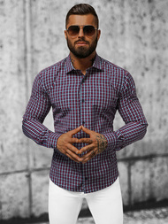 Pánská Košile Barevné OZONEE O/0722Z