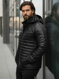 Pánská Bunda Černá OZONEE JS/16M9328/392BZ