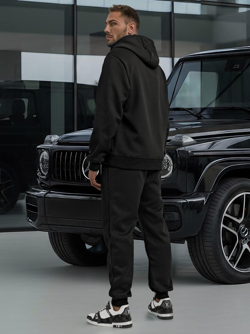 Pánská Tepláková Souprava Černá OZONEE O/3C582AB