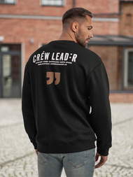 Pánská Mikina Černá OZONEE JS/65B3917/3