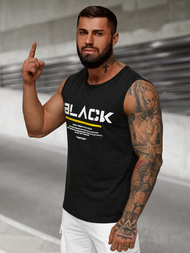 Pánské Tílko Černé OZONEE JS/8B1712/3