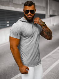 Pánské Tričko Šedý OZONEE JS/8T89/2