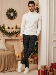 Pánské Chino Kalhoty Černé OZONEE DJ/5505Z